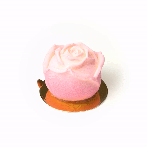 Pastry Tek Silicone Rose Baking Mold - 6-Compartment - 1 count box