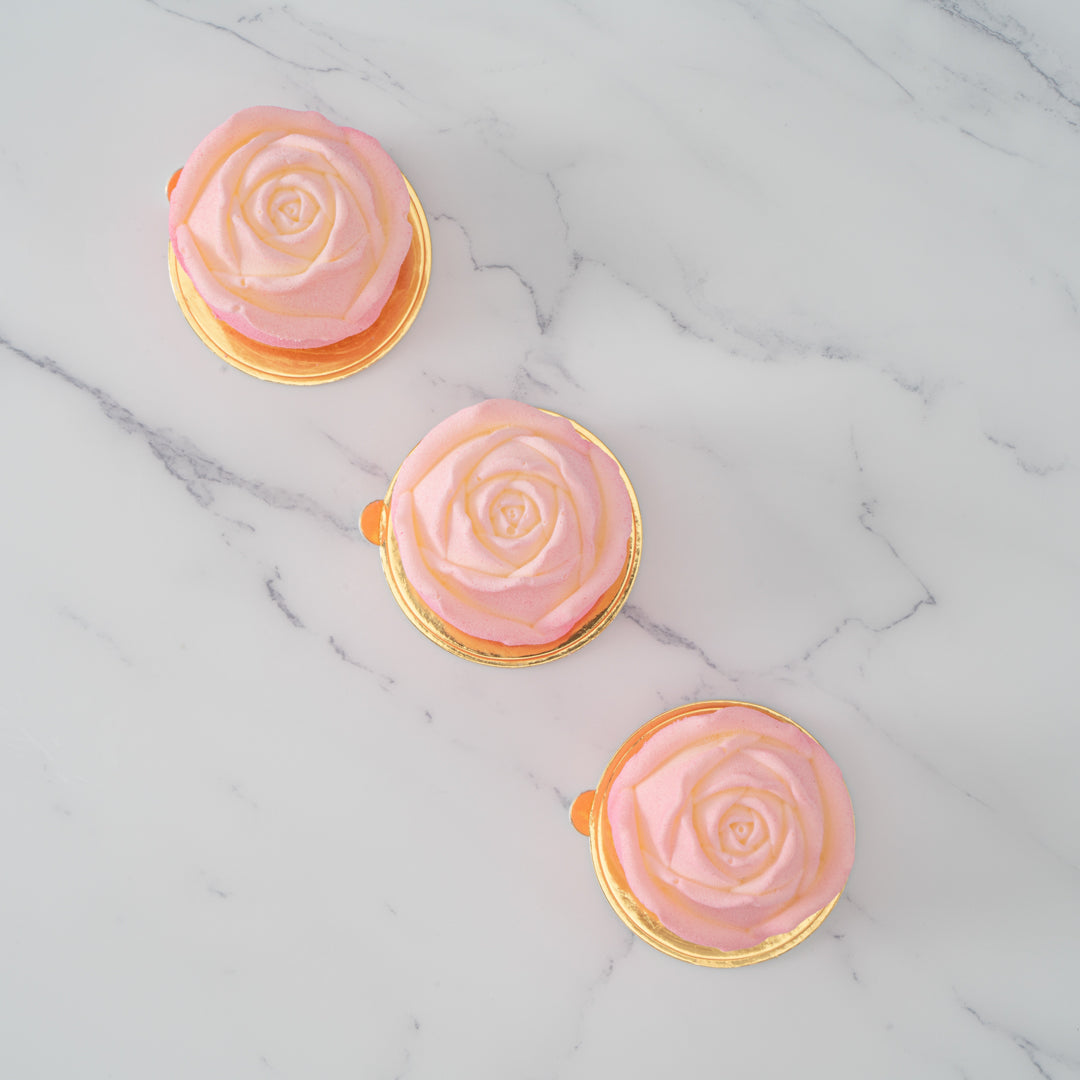 Pastry Tek Silicone Rose Baking Mold - 6-Compartment - 1 count box
