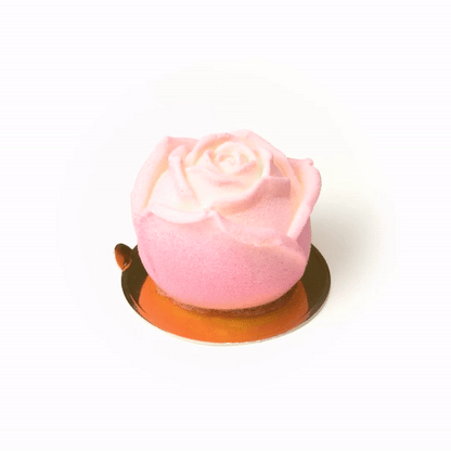 Pastry Tek Silicone Rose Baking Mold - 6-Compartment - 10 count box