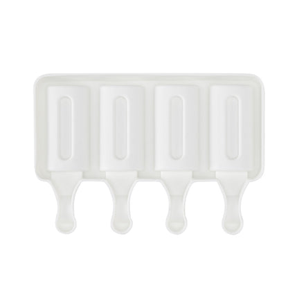 Pastry Tek Silicone Cylinder Popsicle Mold - 4-Compartment - 10 count box