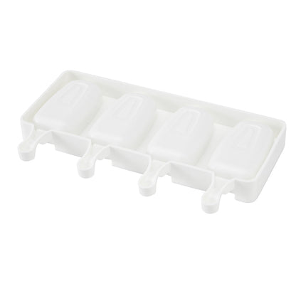 Pastry Tek Silicone Round Popsicle Mold - 4-Compartment - 1 count box