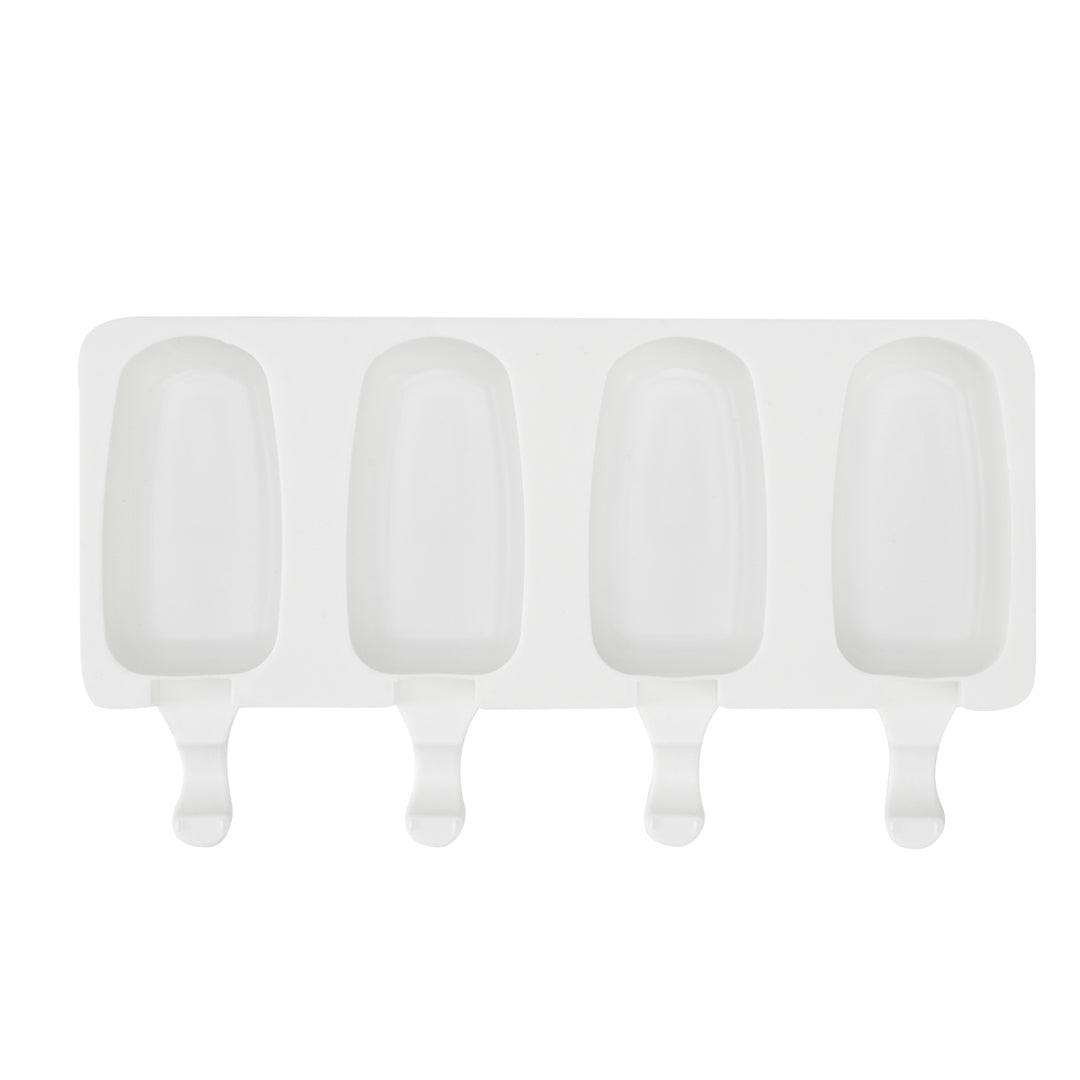 Pastry Tek Silicone Round Popsicle Mold - 4-Compartment - 1 count box