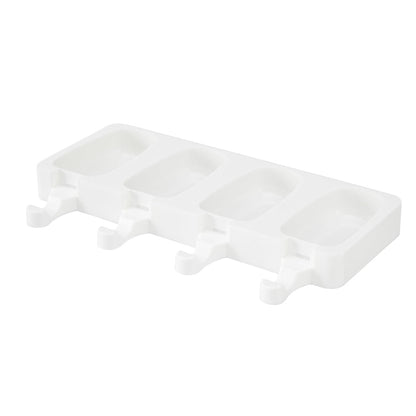 Pastry Tek Silicone Round Popsicle Mold - 4-Compartment - 10 count box