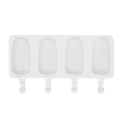 Pastry Tek Silicone Round Popsicle Mold - 4-Compartment - 10 count box