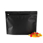 High Level Black Plastic Locking Pouch - Child-Resistant - 12 1/4" x 4" x 9" - 10 count box