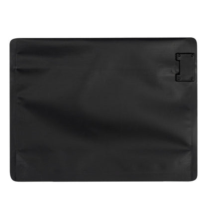 High Level Black Plastic Locking Pouch - Child-Resistant - 12 1/4" x 4" x 9" - 100 count box