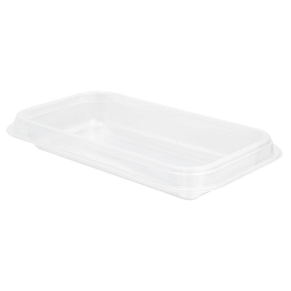 Futura 15 oz Clear Plastic Heavy Duty Insert Tray - Fits 24, 34 and 44 oz Containers, Microwavable - 100 count box