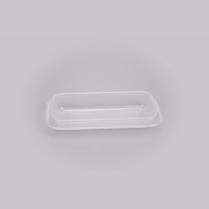Futura 15 oz Clear Plastic Heavy Duty Insert Tray - Fits 24, 34 and 44 oz Containers, Microwavable - 100 count box