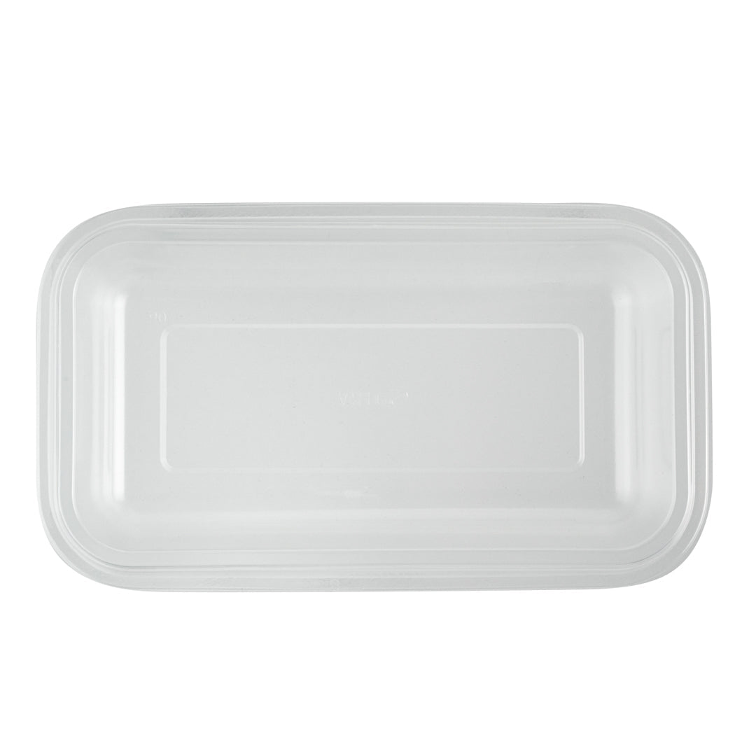Futura 15 oz Clear Plastic Heavy Duty Insert Tray - Fits 24, 34 and 44 oz Containers, Microwavable - 100 count box