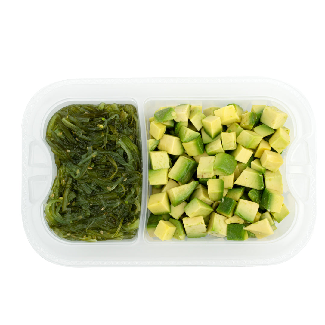 Futura 17 oz Clear Plastic 2-Compartment Insert Tray - Fits 46 oz Container, Microwavable - 100 count box