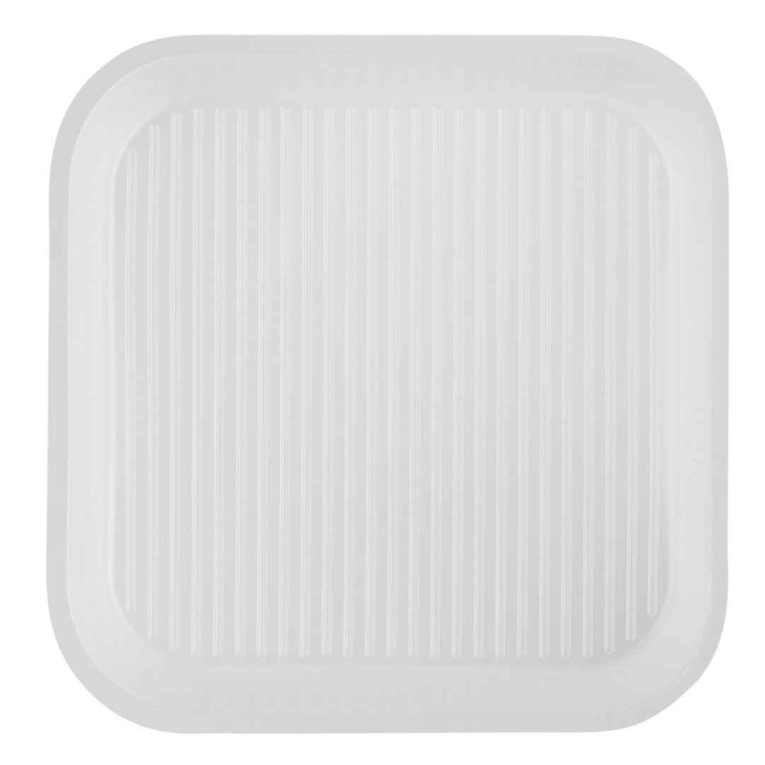 Futura 14 oz Clear Plastic Insert Tray - Fits 34 oz Bowl, Microwavable - 100 count box