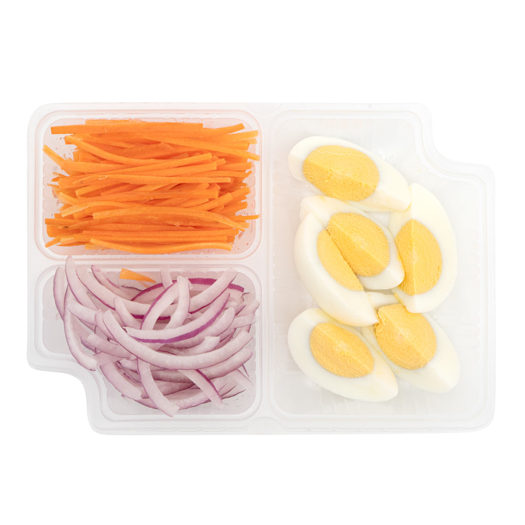 Futura 14 oz Clear Plastic 3-Compartment Insert Tray - Fits 34 oz Box, Microwavable - 100 count box