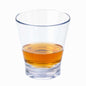 Bev Tek 9 oz SAN Plastic Old Fashioned Glass - Stackable - 3 1/2" x 3 1/2" x 3 3/4" - 12 count box