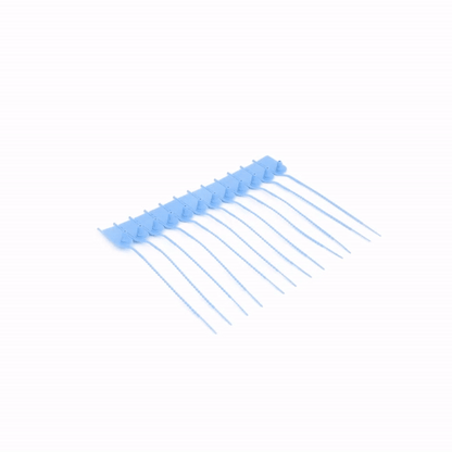 Serve Secure Blue Security Zip Tie - Tamper-Evident - 7 3/4" - 100 count box