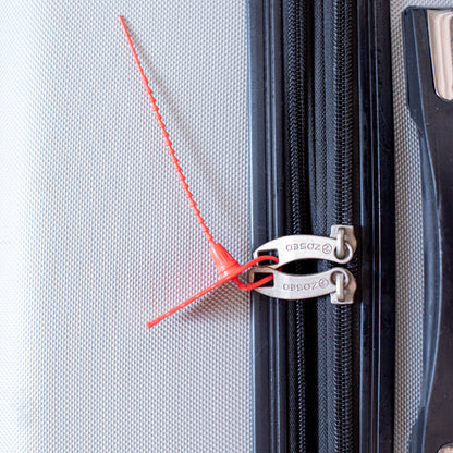 Serve Secure Red Security Zip Tie - Tamper-Evident - 7 3/4" - 100 count box