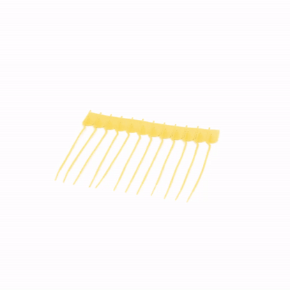 Serve Secure Yellow Security Zip Tie - Tamper-Evident - 7 3/4" - 100 count box