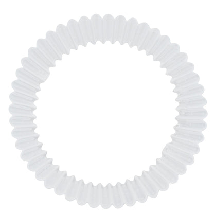 Bev Tek Clear Plastic Ripple Hot / Cold Cup Sleeve - Fits 12, 16 and 24 oz - 1000 count box