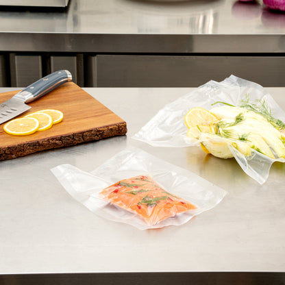 Fresh Hero Clear Plastic Vacuum Sealer Bags - for Chamber Vacuum Sealer, 3 mil, BPA-Free - 6" x 8" - 1000 count box