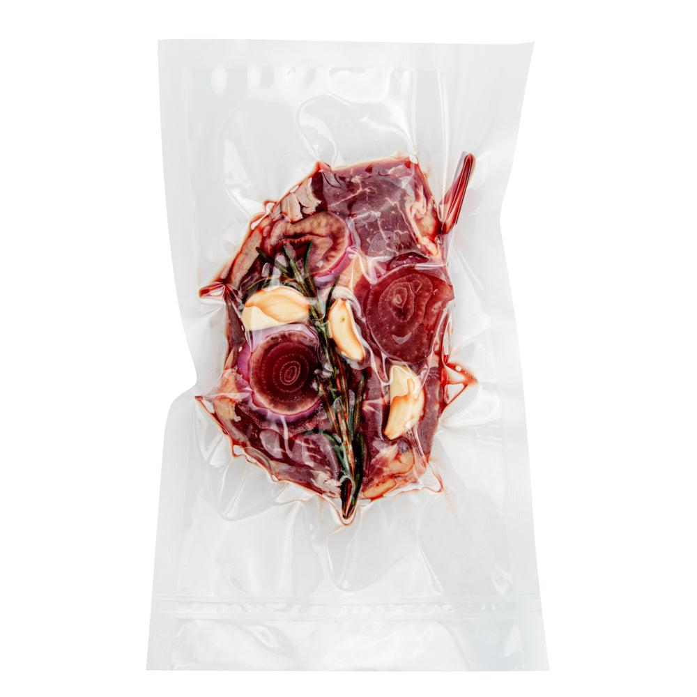 Fresh Hero Clear Plastic Vacuum Packaging Bag - for Chamber Vacuum Sealer, 3 mil, BPA-Free - 10" x 6" - 100 count box