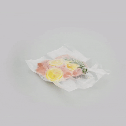 Fresh Hero Clear Plastic Vacuum Packaging Pouch - for Chamber Vacuum Sealer, 3 mil, BPA-Free - 10" x 8" - 100 count box