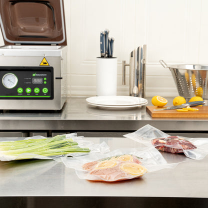 Fresh Hero Clear Plastic Vacuum Sealer Pouch - for Chamber Vacuum Sealer, 3 mil, BPA-Free - 10" x 8" - 1000 count box