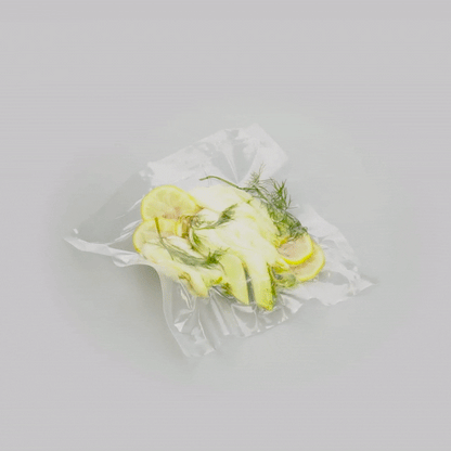 Fresh Hero Clear Plastic Vacuum Packaging Bag - for Chamber Vacuum Sealer, 3 mil, BPA-Free - 10" x 10" - 100 count box