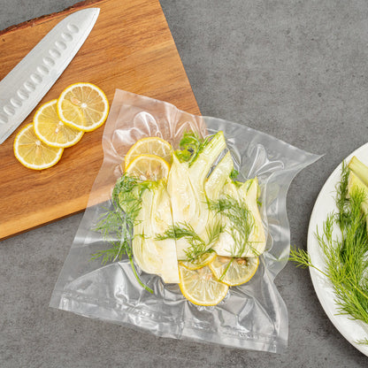 Fresh Hero Clear Plastic Vacuum Sealer Bags - for Chamber Vacuum Sealer, 3 mil, BPA-Free - 10" x 10" - 1000 count box
