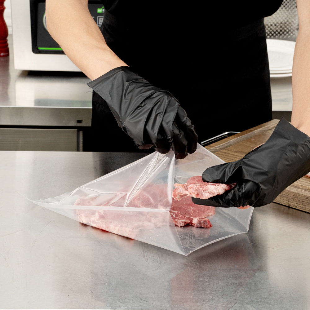 Fresh Hero Clear Plastic Vacuum Sealer Bags - for Chamber Vacuum Sealer, 3 mil, BPA-Free - 12" x 12" - 1000 count box