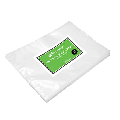 Fresh Hero Clear Plastic Vacuum Packaging Bag - for Chamber Vacuum Sealer, 4 mil, BPA-Free - 16" x 12" - 100 count box