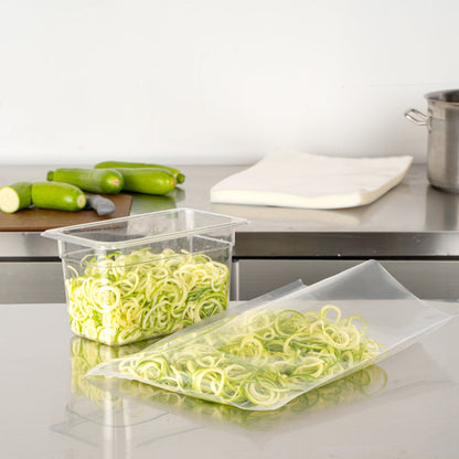 Fresh Hero Clear Plastic Vacuum Packaging Bag - for Chamber Vacuum Sealer, 4 mil, BPA-Free - 16" x 12" - 100 count box