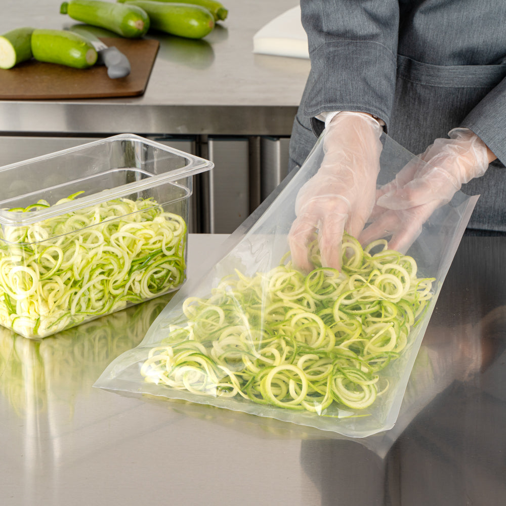 Fresh Hero Clear Plastic Vacuum Sealer Bags - for Chamber Vacuum Sealer, 4 mil, BPA-Free - 16" x 12" - 1000 count box