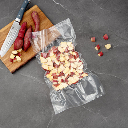 Fresh Hero Clear Plastic Vacuum Packaging Bag - for Chamber Vacuum Sealer, 3 mil, BPA-Free - 18" x 10" - 100 count box