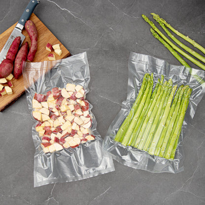 Fresh Hero Clear Plastic Vacuum Packaging Bag - for Chamber Vacuum Sealer, 3 mil, BPA-Free - 18" x 10" - 100 count box