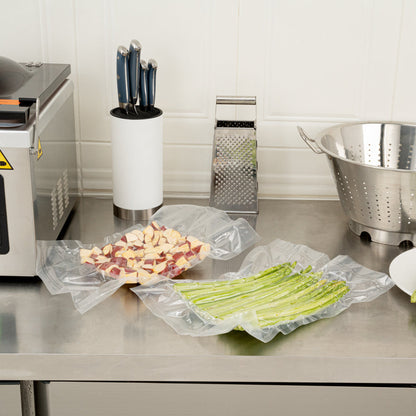 Fresh Hero Clear Plastic Vacuum Packaging Bag - for Chamber Vacuum Sealer, 3 mil, BPA-Free - 16" x 12" - 100 count box