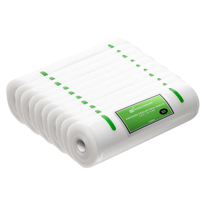 Fresh Hero Clear Plastic Full Mesh External Packaging Bag Roll - 3 mil - 11 1/2" x 50' - 1 count box