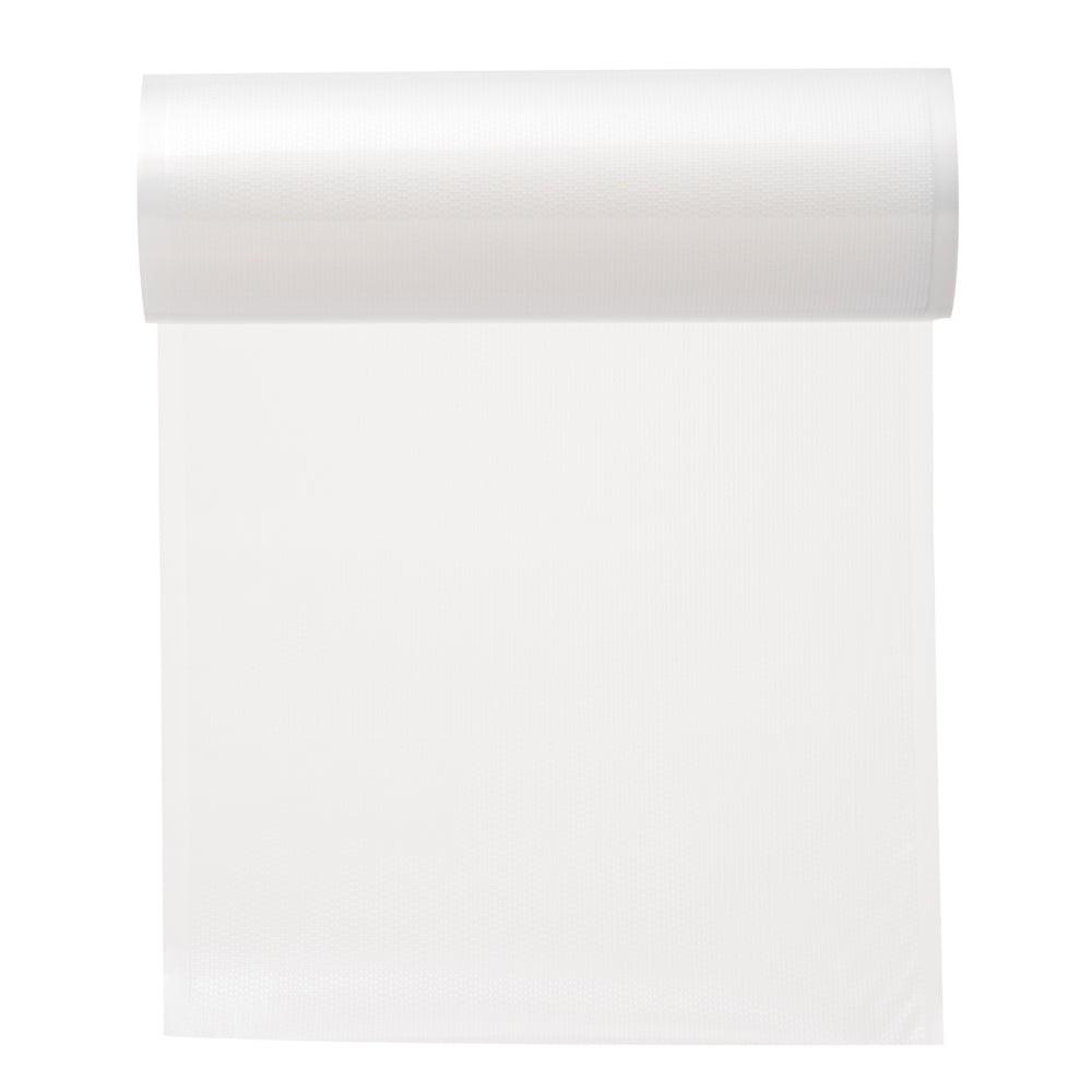 Fresh Hero Clear Plastic Full Mesh External Packaging Bag Roll - 3 mil - 11 1/2" x 50' - 1 count box