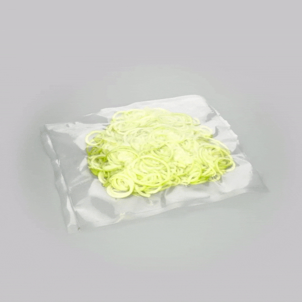Fresh Hero Clear Plastic Full Mesh External Vacuum Sealer Bag Roll - 3 mil - 11 1/2" x 50' - 10 count box