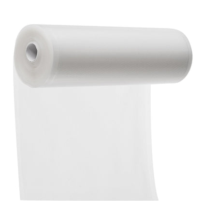 Fresh Hero Clear Plastic Full Mesh External Vacuum Sealer Bag Roll - 3 mil - 11 1/2" x 50' - 10 count box