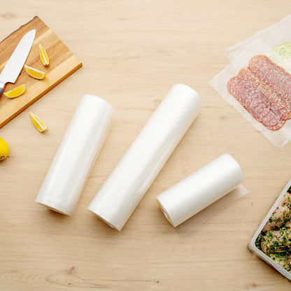 Fresh Hero Clear Plastic Full Mesh External Packaging Bag Roll - 3 mil - 15" x 50' - 1 count box