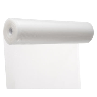Fresh Hero Clear Plastic Full Mesh External Vacuum Sealer Bag Roll - 3 mil - 15" x 50' - 10 count box