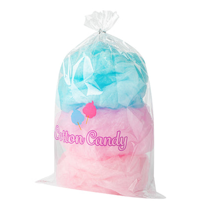 Bag Tek Clear Plastic Cotton Candy Bag - 12" x 18" - 100 count box