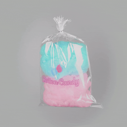 Bag Tek Clear Plastic Cotton Candy Bag - 12" x 18" - 100 count box