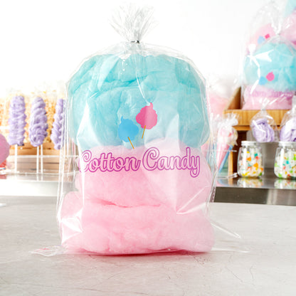 Bag Tek Clear Plastic Cotton Candy Bag - 12" x 18" - 100 count box