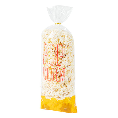 Bag Tek Clear Plastic Popcorn Bag - 17" x 7" - 100 count box