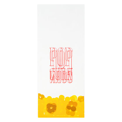 Bag Tek Clear Plastic Popcorn Bag - 17" x 7" - 100 count box