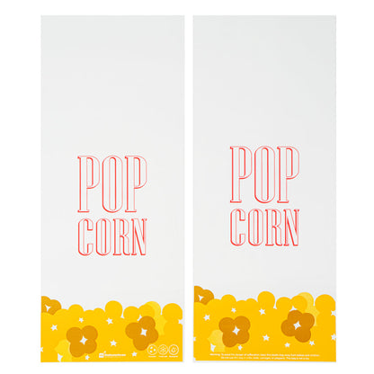 Bag Tek Clear Plastic Popcorn Bag - 17" x 7" - 100 count box