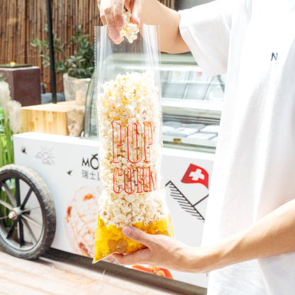 Bag Tek Clear Plastic Popcorn Bag - 17" x 7" - 100 count box