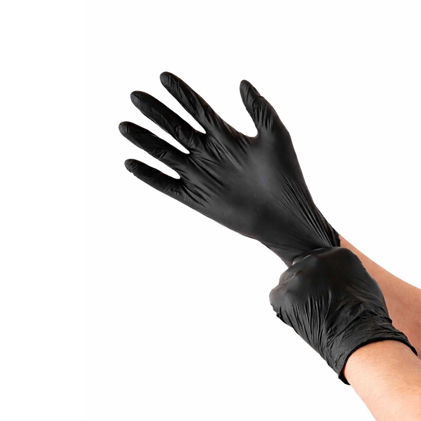 Low Derma Blackberry Large Nitrile Gloves - Hypoallergenic, Non-Sterile, Powder-Free - 100 count box