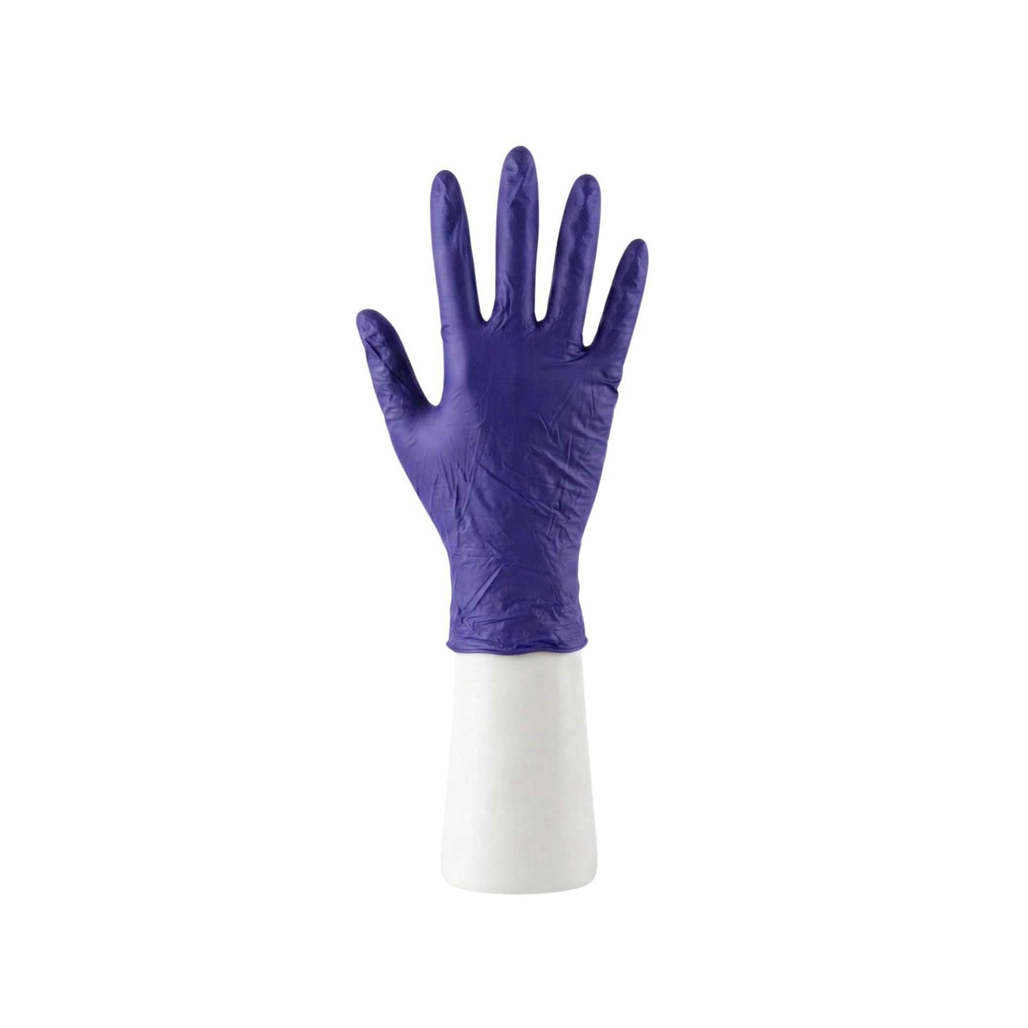 Low Derma Blue Large Nitrile Gloves - Hypoallergenic, Non-Sterile, Powder-Free - 100 count box
