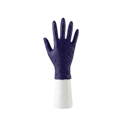 Low Derma Dark Blue Large Nitrile Gloves - Hypoallergenic, Non-Sterile, Powder-Free - 1000 count box
